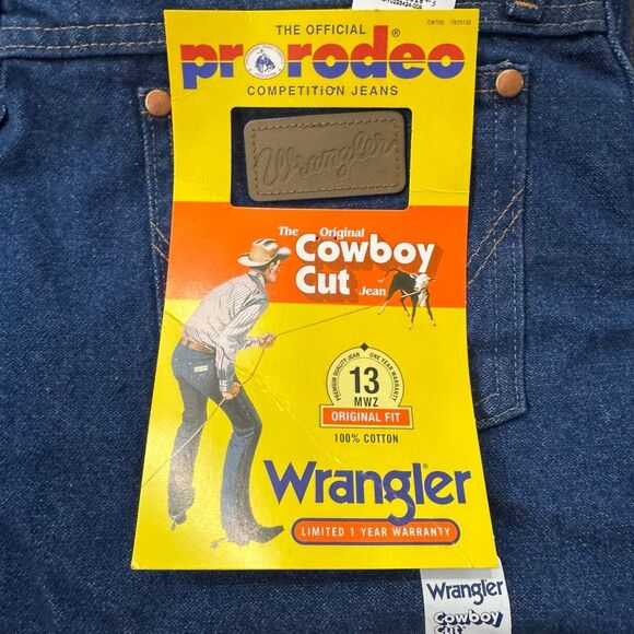 WRANGLER® COWBOY CUT® ORIGINAL FIT JEAN 34x30 - Picture 8 of 11